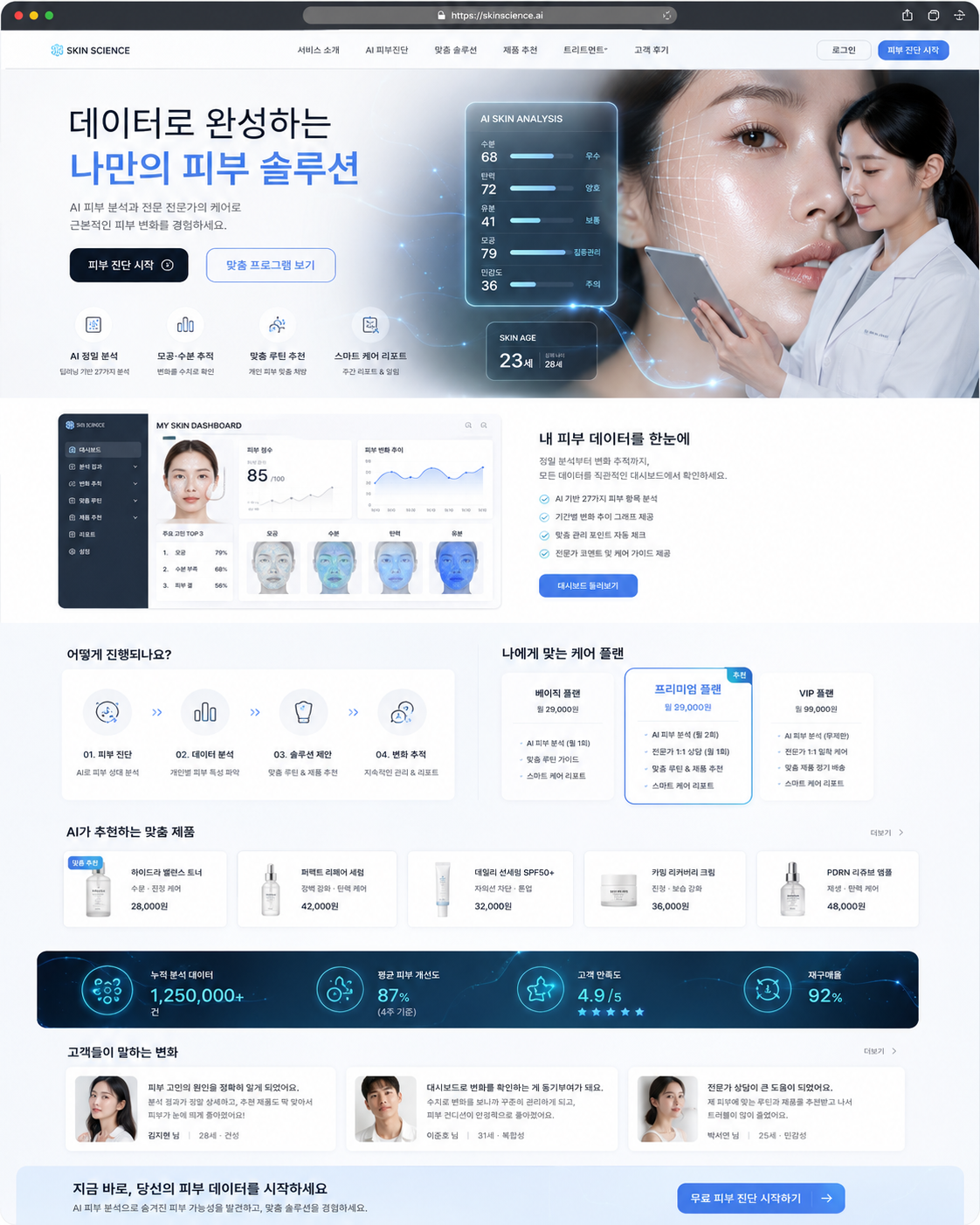 피부관리 템플릿 5